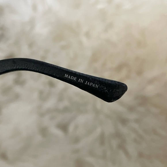 Vintage | rare linda farrow x the row black square wayfarer sunglasses - Picture 4 of 7